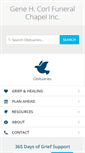 Mobile Screenshot of corlfuneralchapel.com